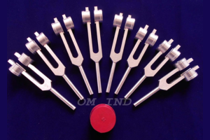 8 Harmonic Weighted Tuning Fork with Velvet Bag & Activator for Sound Healing