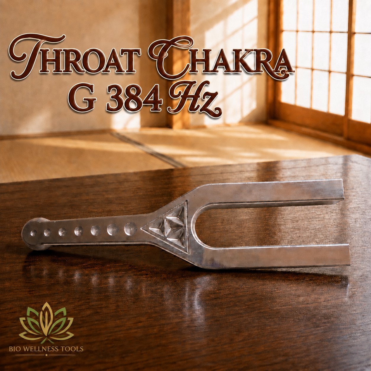 Throat Chakra G 384 Hz Giant Tuning Fork. - Image 2