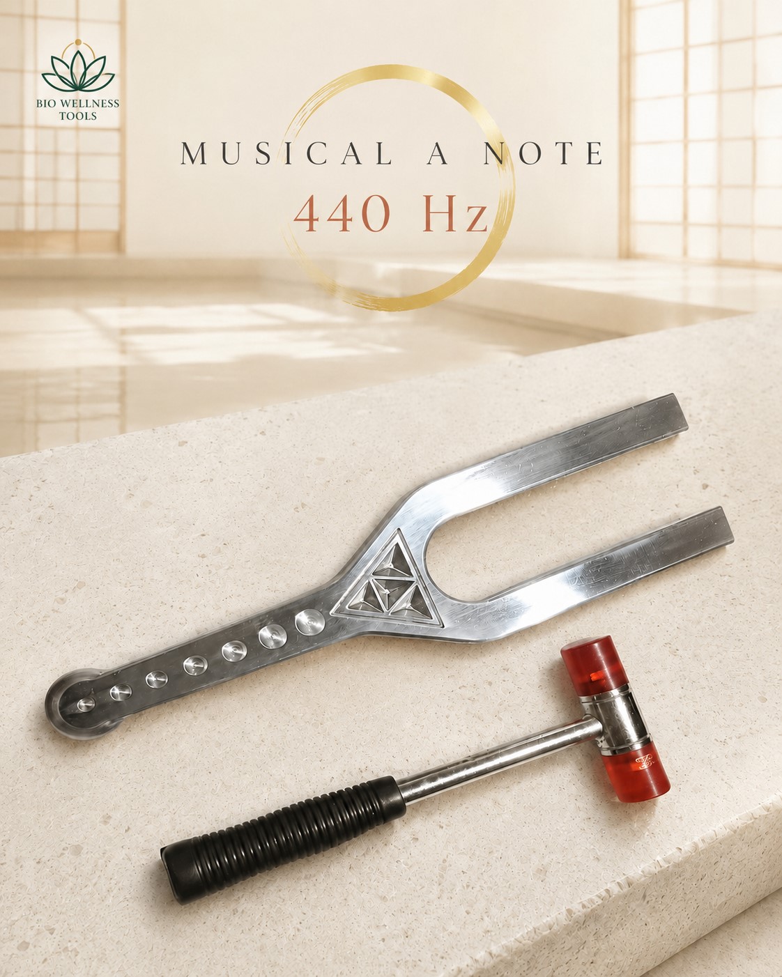 piano A note 440 hz giant tuning fork - Image 2
