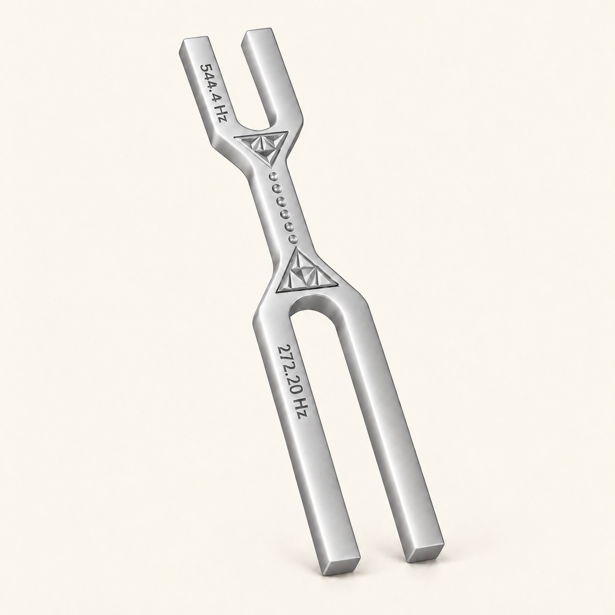 OM Tuner 272.20 Hz & 544.4 Hz Dual Frequency Giant Tuning Fork With Mallet - Image 5