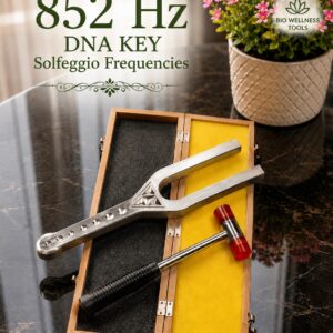 DNA Key 852 Hz Solfeggio Frequency Tuning Fork